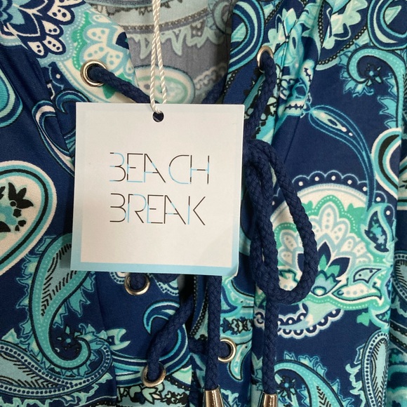 Beach sarong dress new with tags beautiful must have size large - Picture 2 of 8